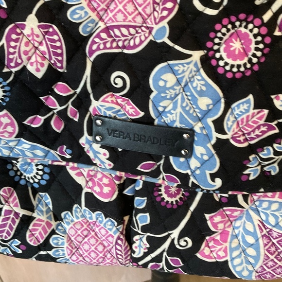 Vera Bradley Alpine Floral crossbody sling messenger zip bag purse retired 2015 - Picture 3 of 11